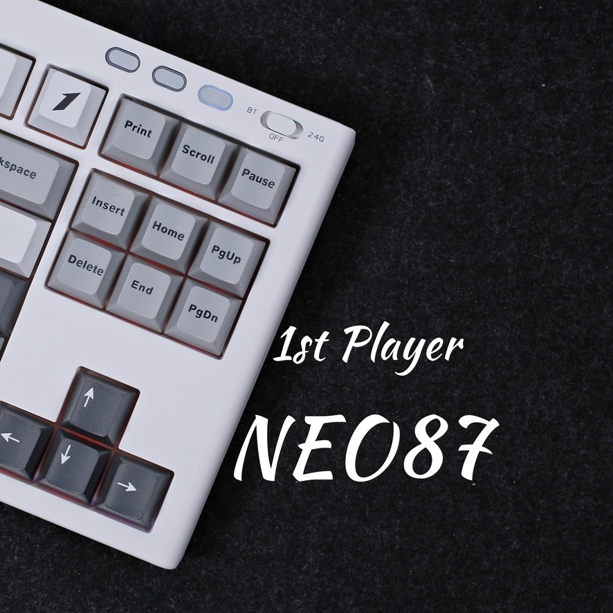 1stPlayer NEO87 Mono Gray keyboard