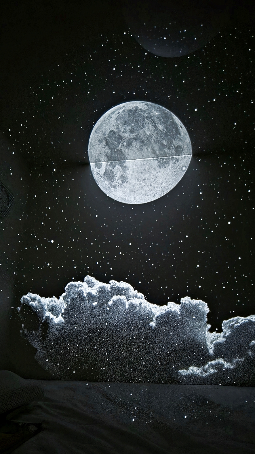 Moon projection for camping