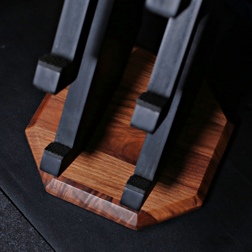 Octagon stand panels close to black
