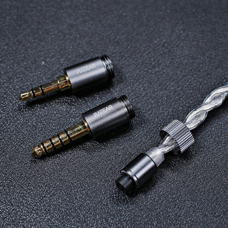 Two types of silicone ear tips