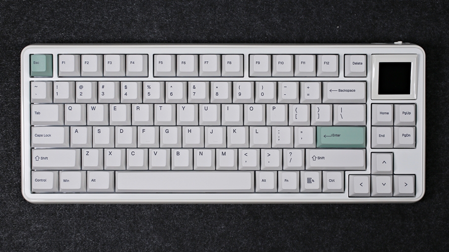 Epomaker RT75 in retro white colorway