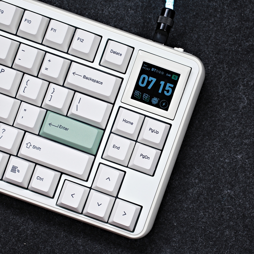 Custom GIF playing on the keyboard mini display screen