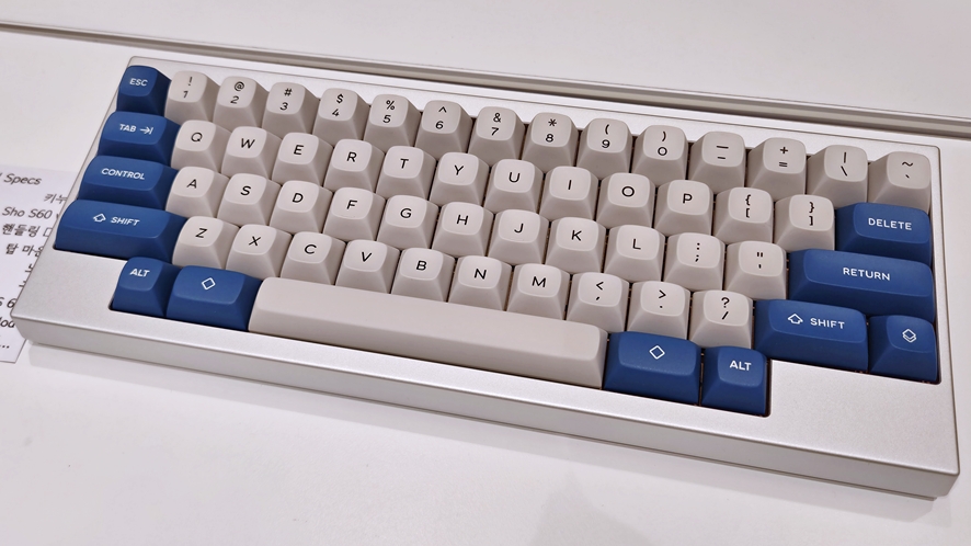 Sho S60 HHKB layout keyboard with URSA keycaps