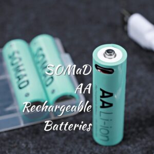 Somad USB-C Rechargeable AA Battery Review: 1.5V Power