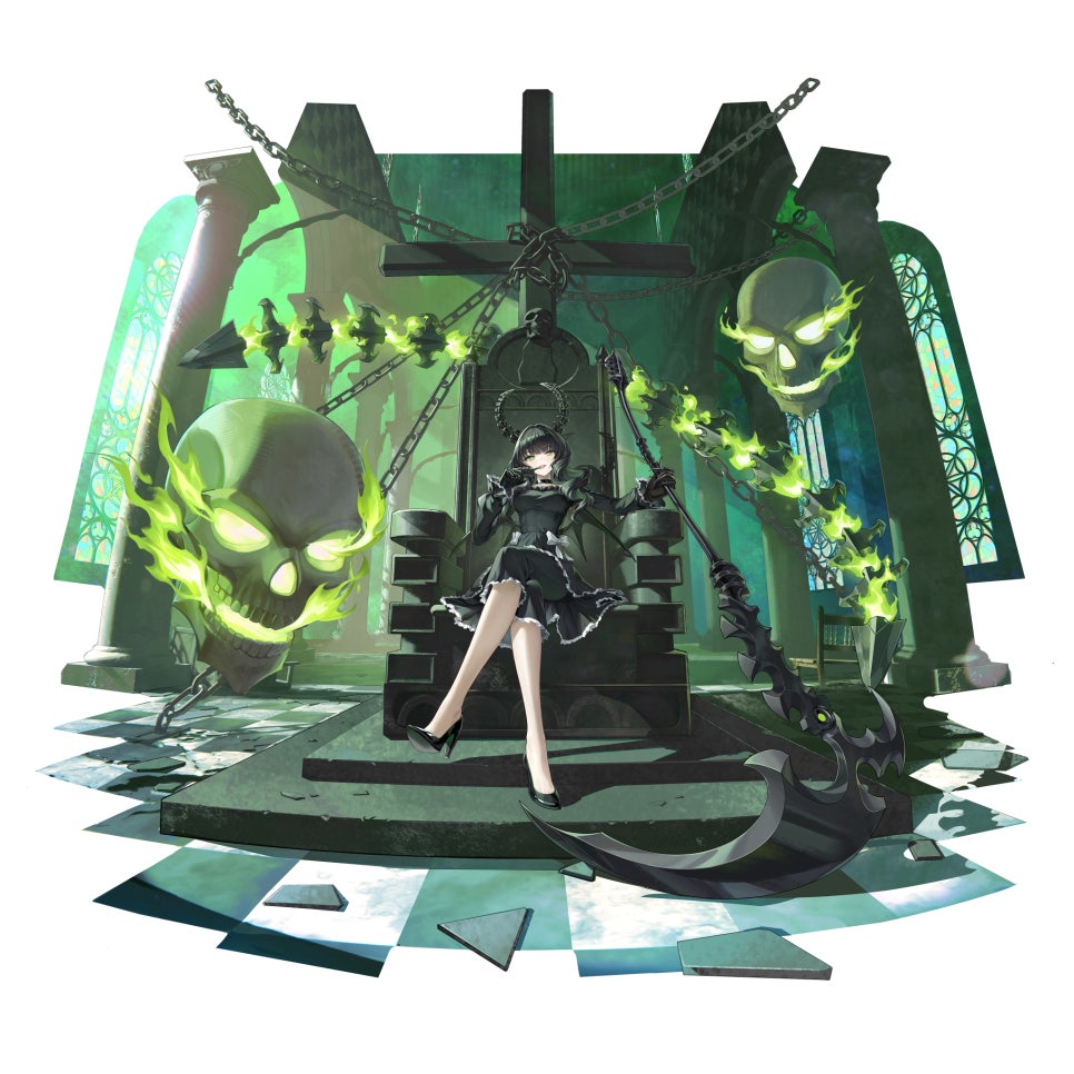 JuJuBit custom Dead Master figure resting on a throne