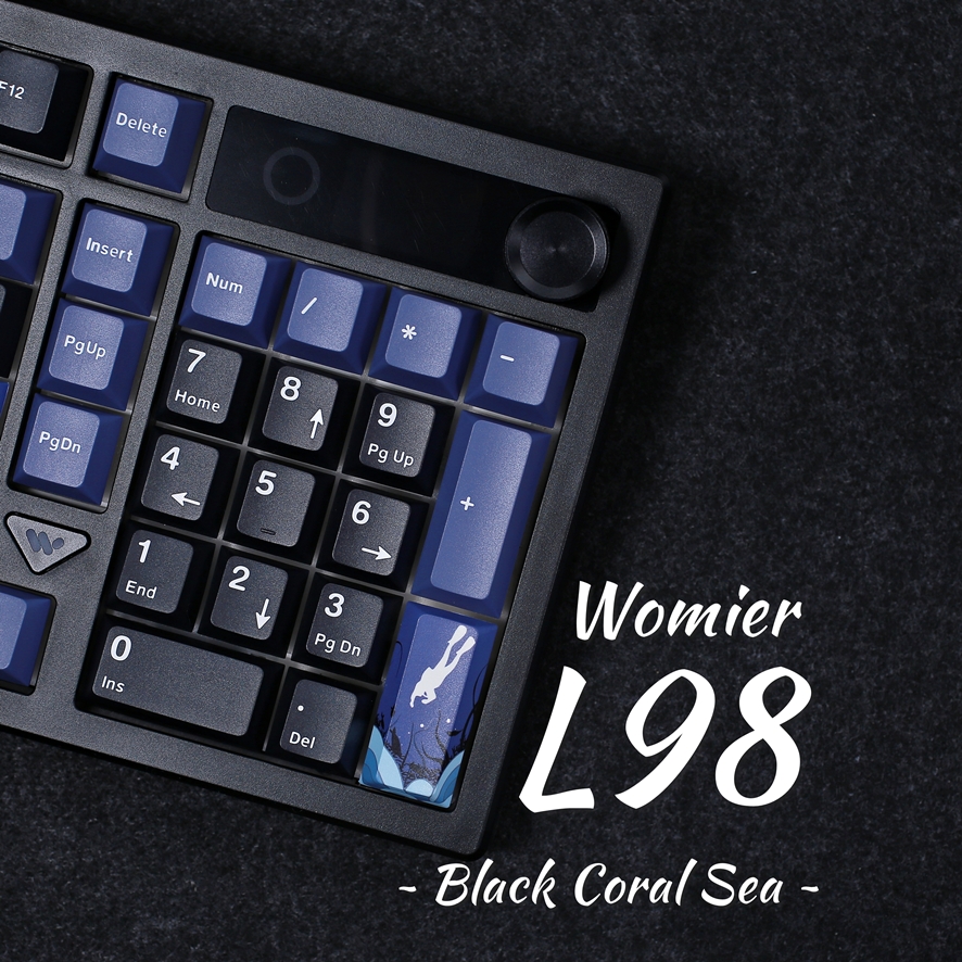 Womier L98 keyboard on desk