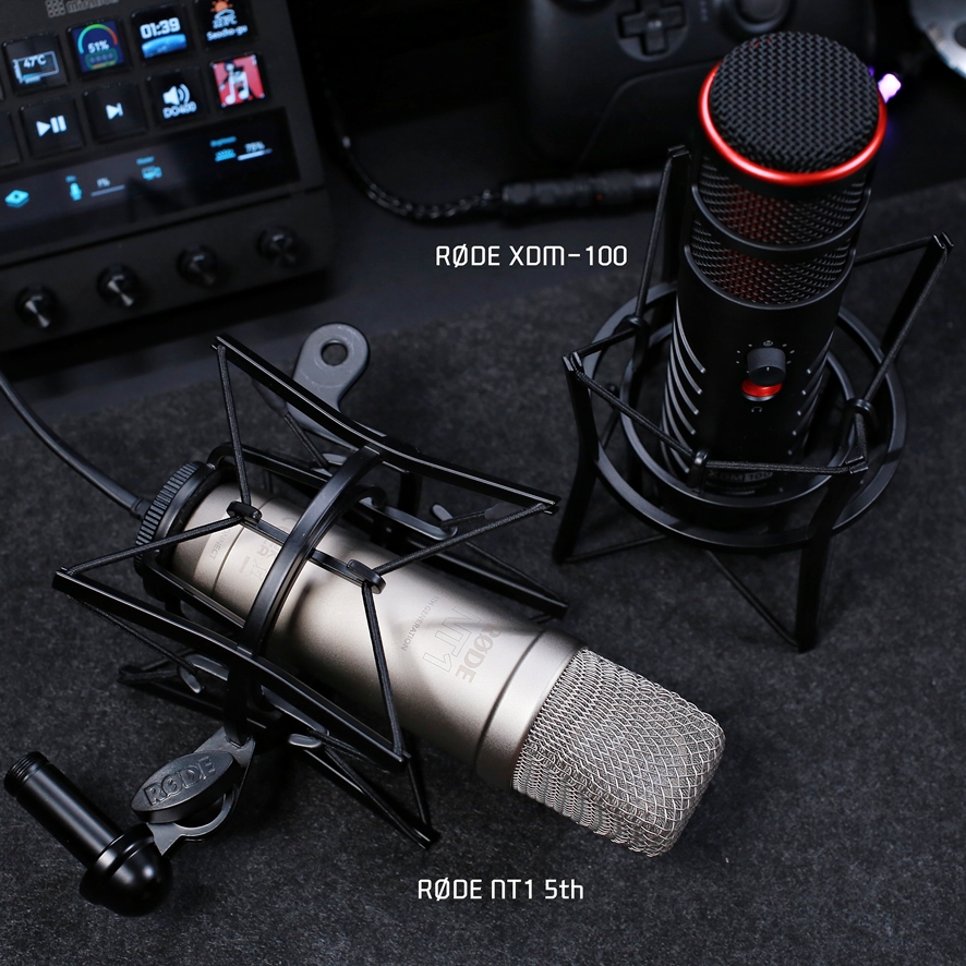 Rode XDM-100 and NT1 5th Gen microphones